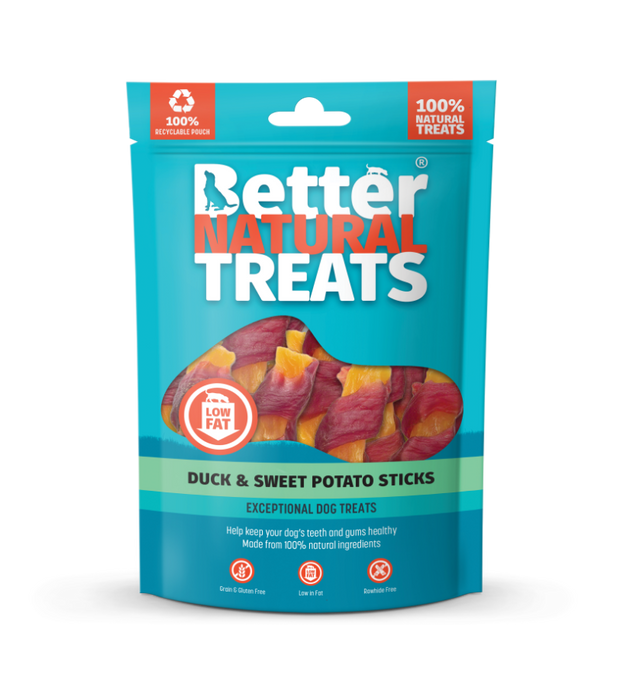 Better Natural Treats Duck And Sweet Potato 90g