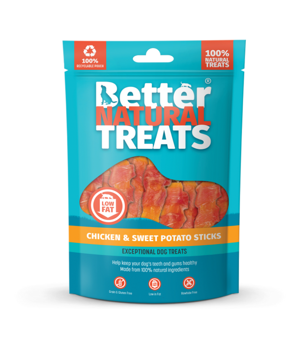 Better Natural Treats Chicken And Sweet Potato Sticks